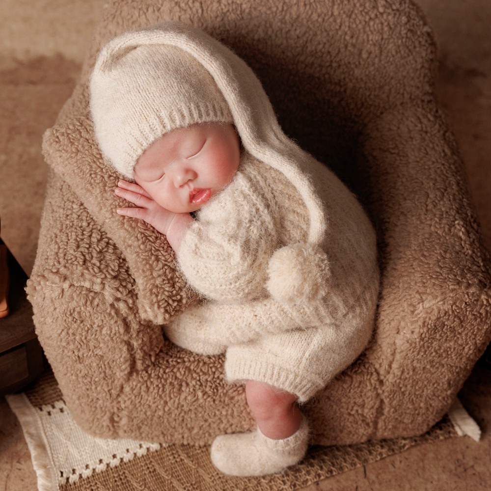 Baby Clothing On Sale - Knitted Newborn Photoshoot Outfits Long Sleeve