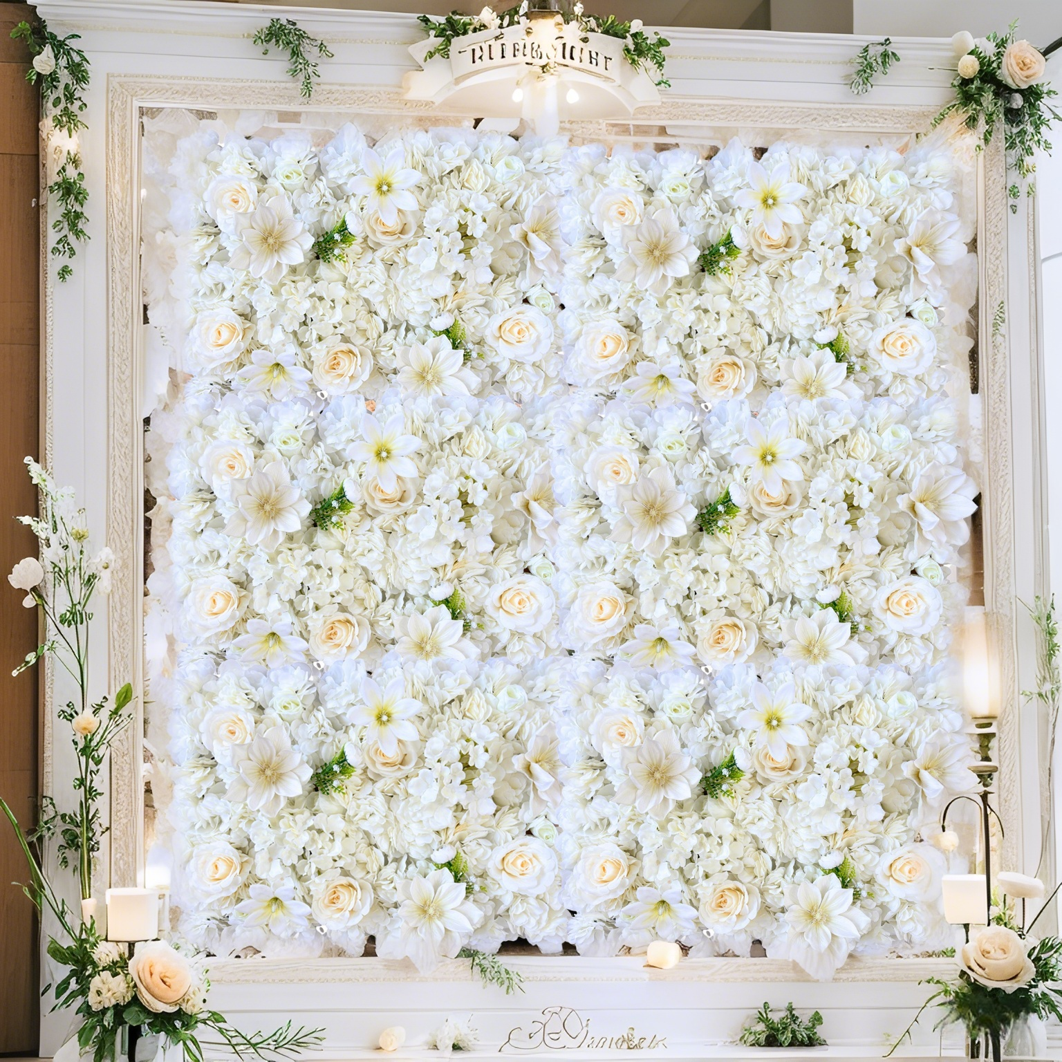 Baby Clothing Store - New 60*40cm artificial flower wall panel