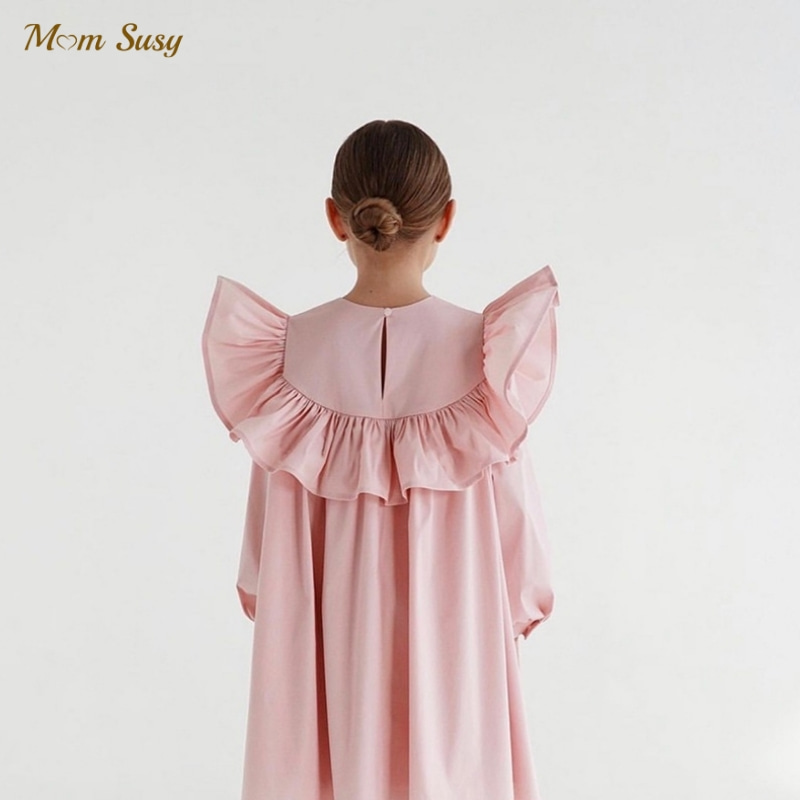 Baby Clothing On Sale - Baby Girl Cotton Princess Ruffle Dress