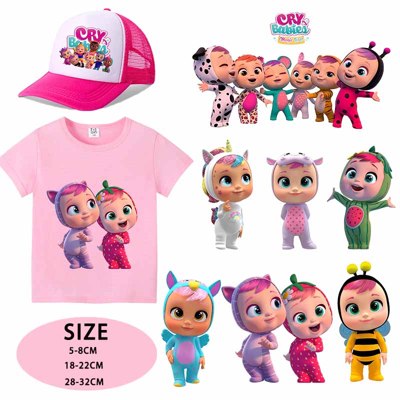 Baby Clothing On Sale - Crying Babies Iron on Patches Cute