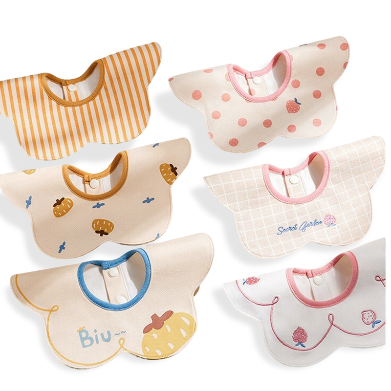 Baby Clothing Gift Set - 3Pcs Waterproof Bibs for Infants Embroidered