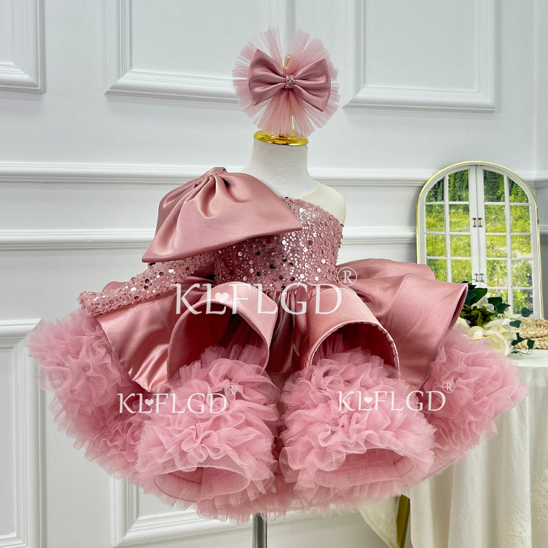 Baby Clothing High End - KLFLGDGorgeous and elegant girls dress satin