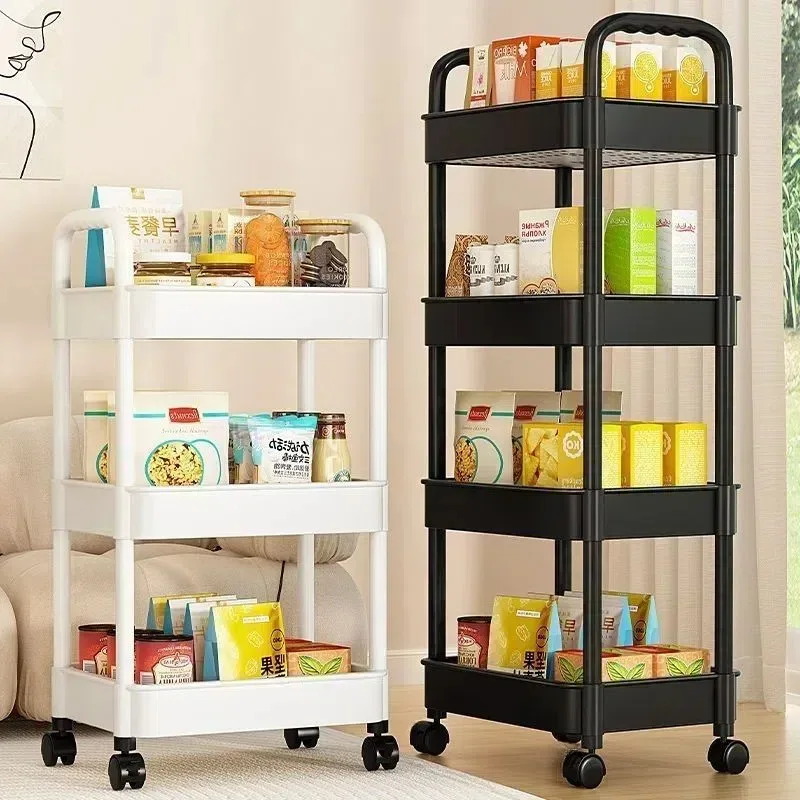 Baby Clothing Types - Multi-Tier Rolling Storage Cart Mobile Shelf
