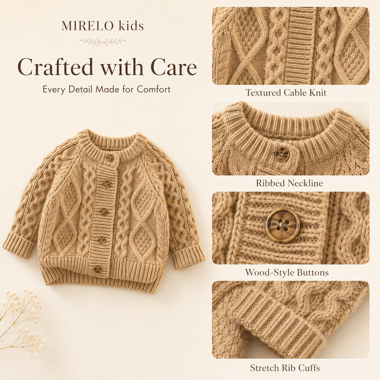 Autumn Sweater Children's Clot - Knit Cardigan Infant recensione e prezzo