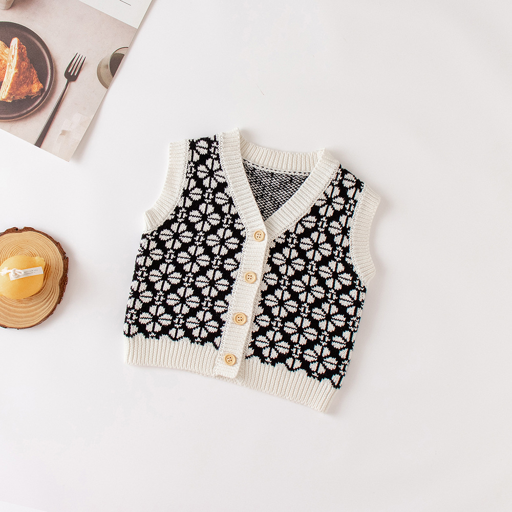 2025 Spring and Autumn New Gir - Knit Cardigan Infant recensione e prezzo