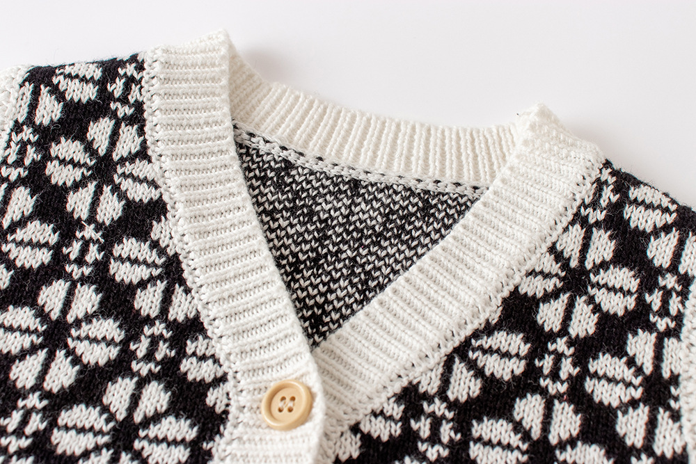 2025 Spring and Autumn New Gir - Knit Cardigan Infant recensione e prezzo