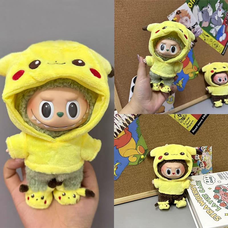 15 17cm For Labubu Doll Cartoo - Baby Clothing Kit recensione e prezzo