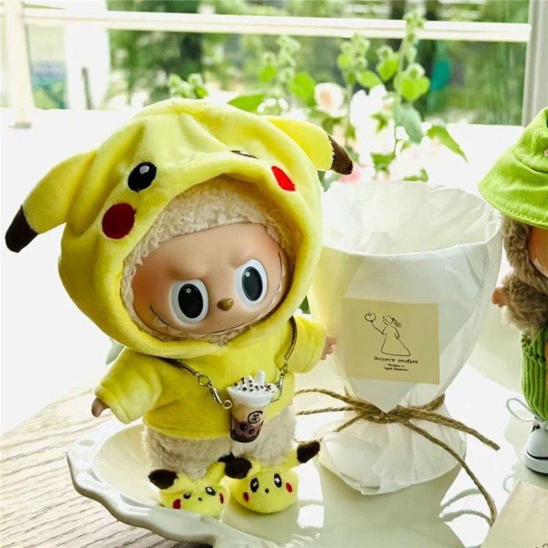 15 17cm For Labubu Doll Cartoo - Baby Clothing Kit recensione e prezzo