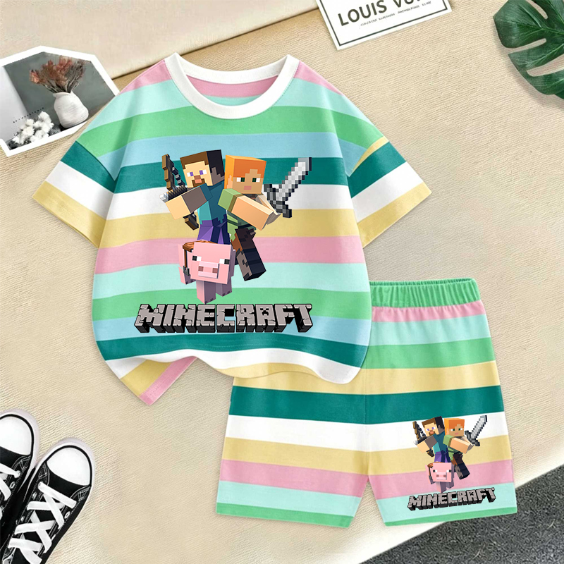 Minecrafted Girl boy Summer T  - Baby Clothing Gift Set recensione e prezzo