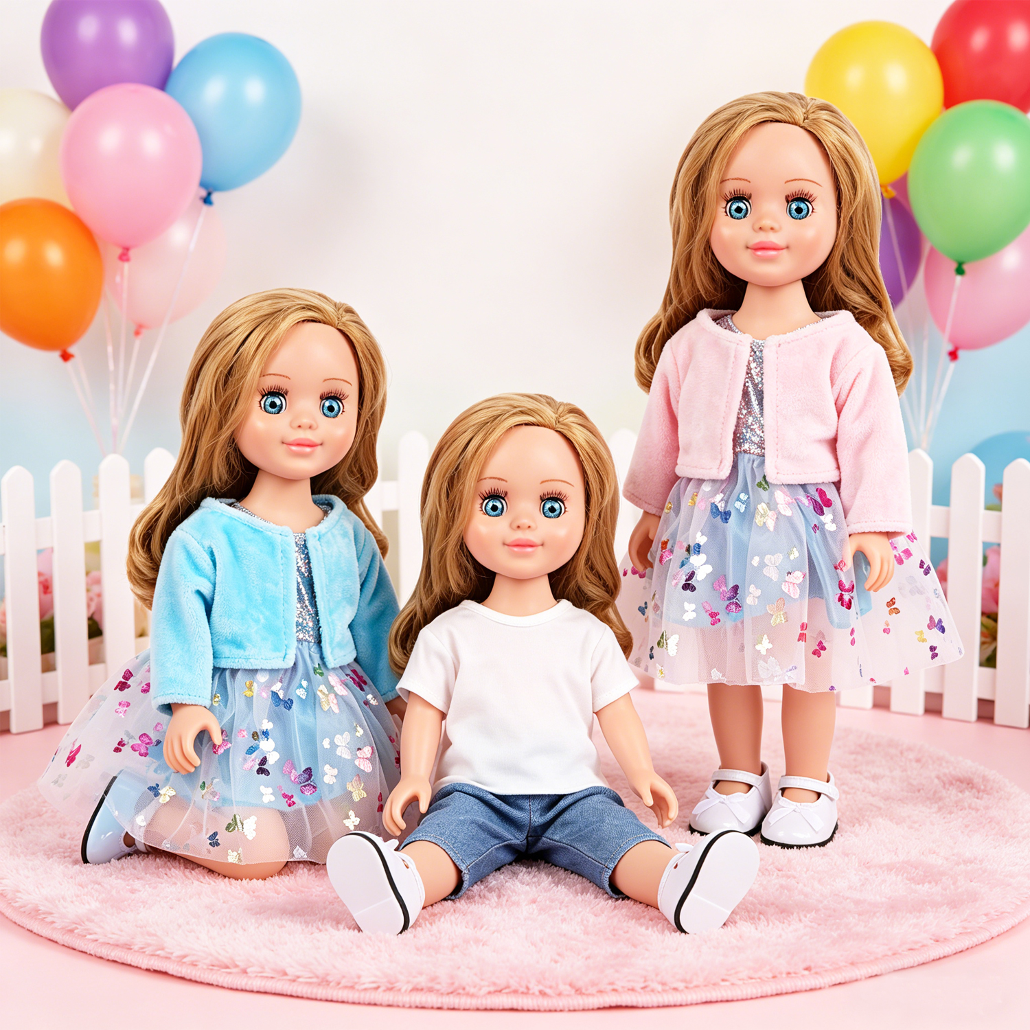 Cute 18 Inch Doll Clothes Set  - Knit Cardigan Infant recensione e prezzo