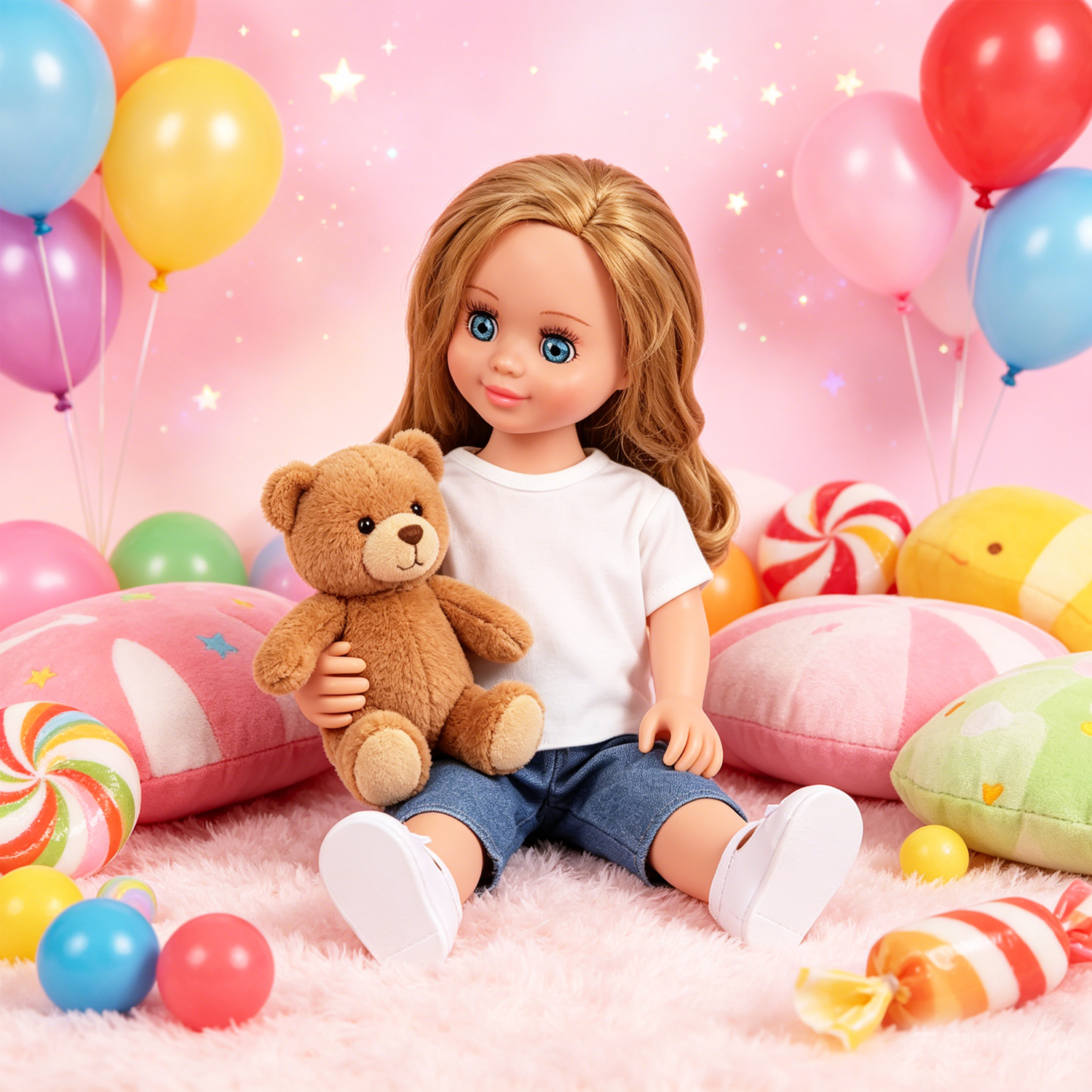 Cute 18 Inch Doll Clothes Set  - Knit Cardigan Infant recensione e prezzo
