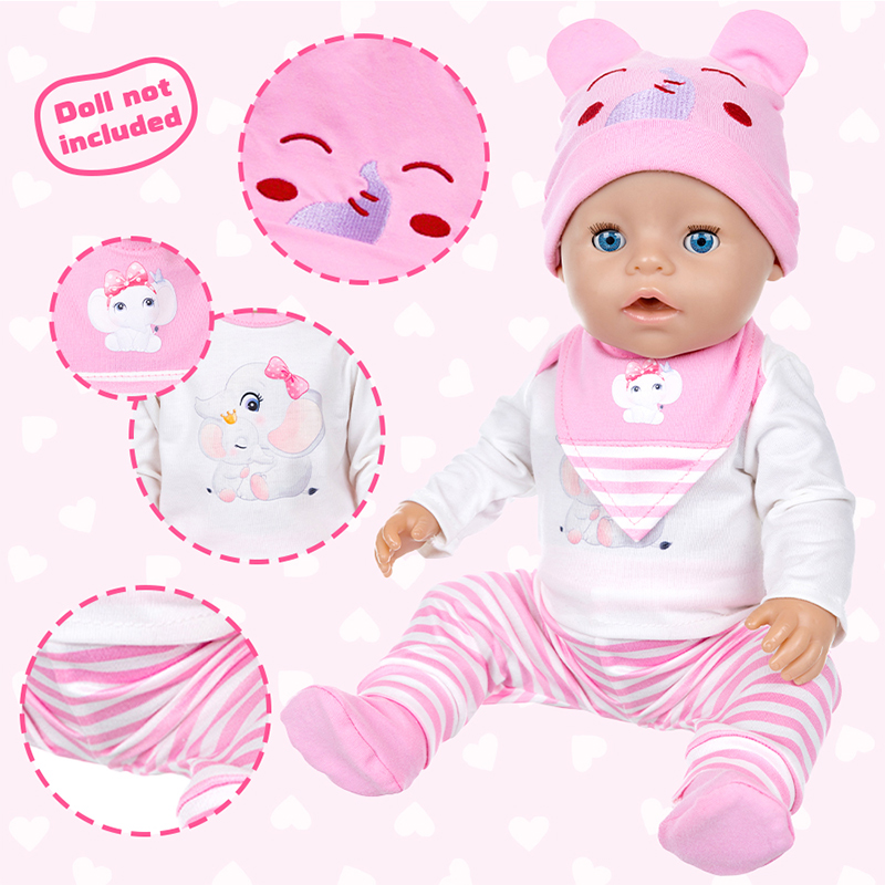 Doll Clothes 16-18Inch/40-45cm - Baby Clothing On Sale recensione e prezzo