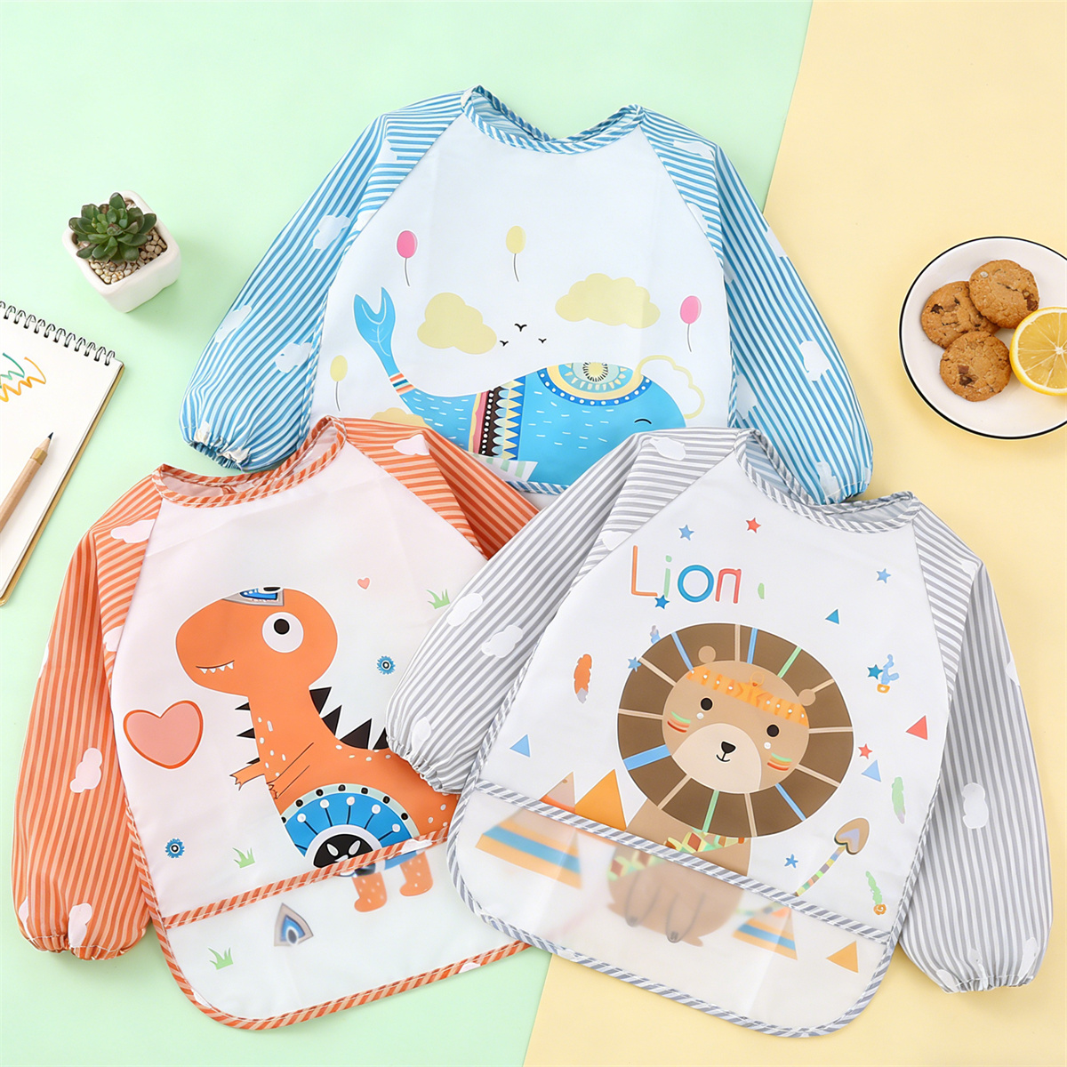 2pcs Waterproof Full Sleeve Ba - Baby Clothing Kit recensione e prezzo