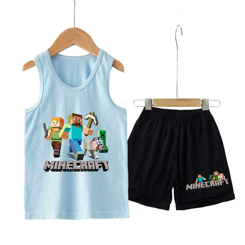 Minecrafted Children Vest+shor - Baby Clothing Kit recensione e prezzo