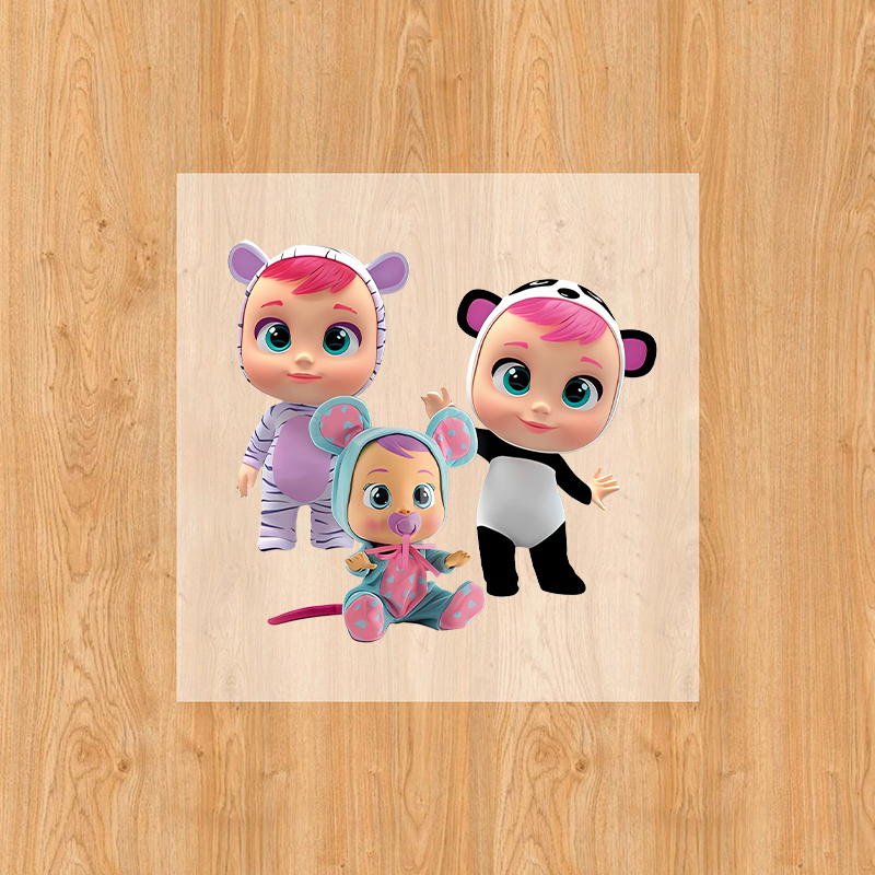 Crying Babies Iron on Patches  - Baby Clothing On Sale recensione e prezzo