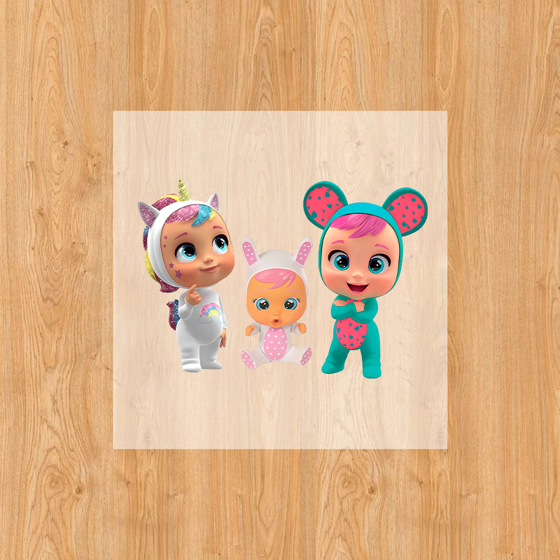Crying Babies Iron on Patches  - Baby Clothing On Sale recensione e prezzo