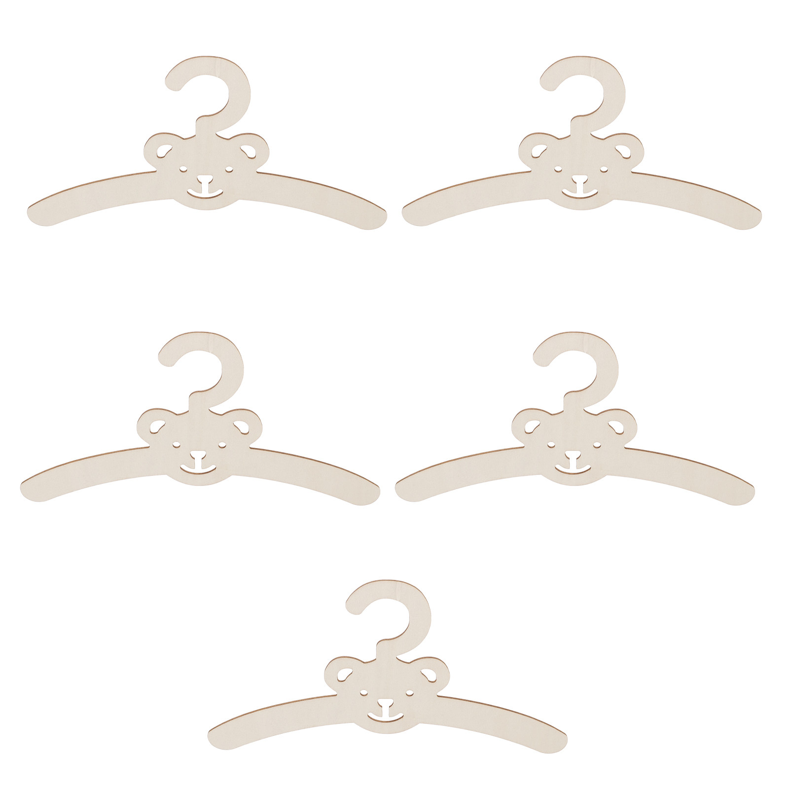 5pcs Wooden Kids Hangers Infan - Baby Clothing recensione e prezzo