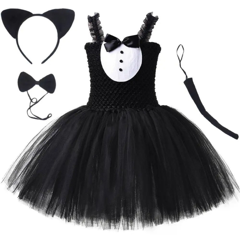 White Black Cat Tutu Dress for - Baby Clothing On Sale recensione e prezzo