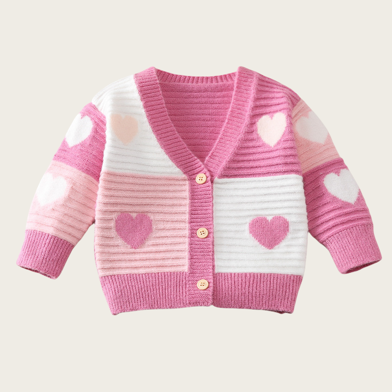 Baby Girl Cotton Knitted Cardi - Knit Cardigan Infant recensione e prezzo