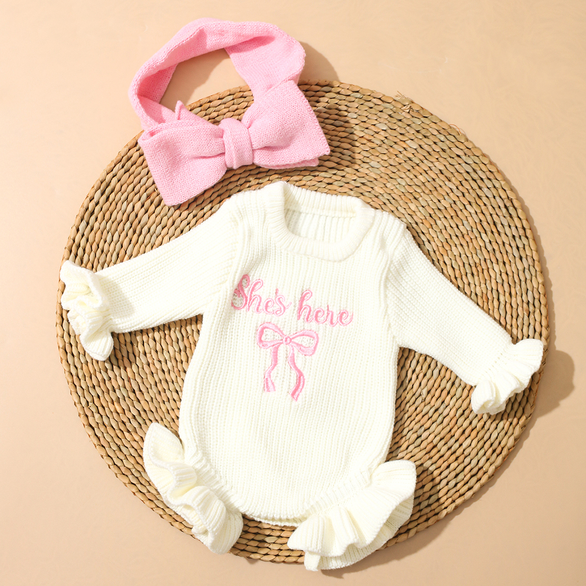2Pcs Knitted Embroidery Newbor - Baby Clothing Store recensione e prezzo