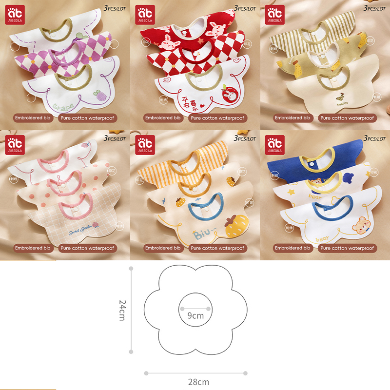 3Pcs Waterproof Bibs for Infan - Baby Clothing Gift Set recensione e prezzo