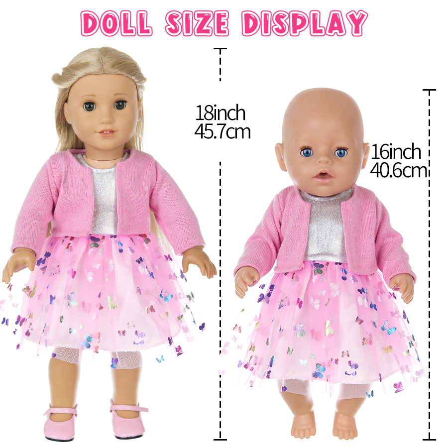 Doll Clothes for 16-18Inch 40- - Baby Clothing On Sale recensione e prezzo