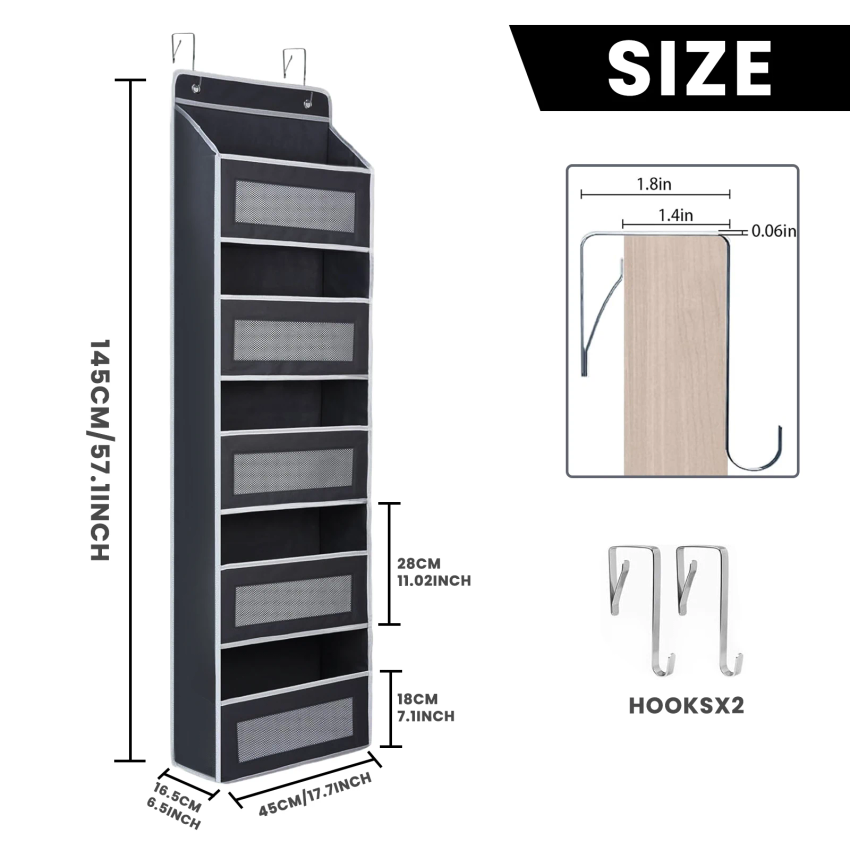 Over The Door Storage Organise - Baby Clothing Types recensione e prezzo