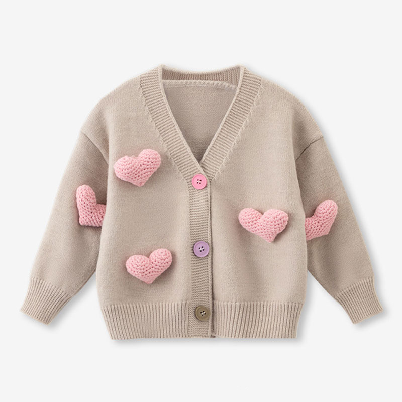 Girls Sweaters Coat Three-Dime - Knit Cardigan Infant recensione e prezzo