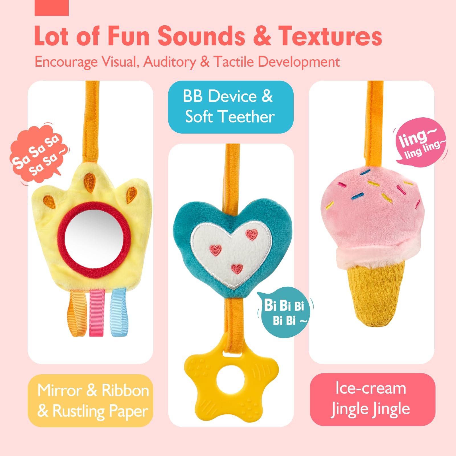 Car Seat Toys for Babies Rattl - Baby Clothing Gift Set recensione e prezzo