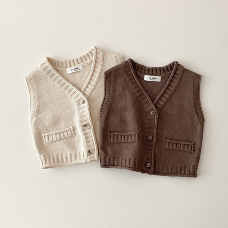 2025 Autumn New Baby Sleeveles - Knit Cardigan Infant recensione e prezzo