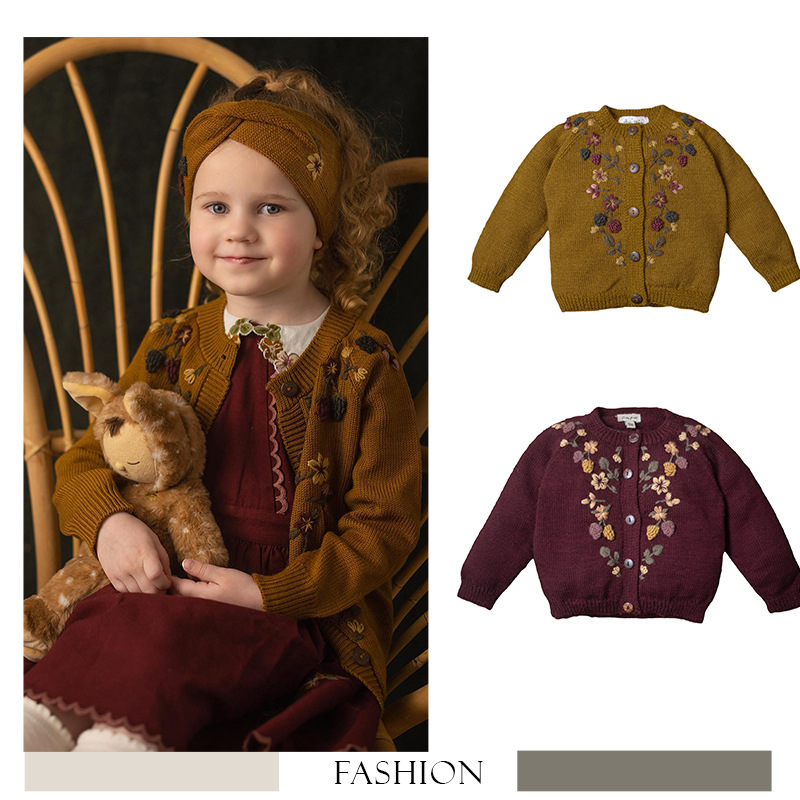 2024 Girls Knitted Cardigan Wo - Knit Cardigan Infant recensione e prezzo